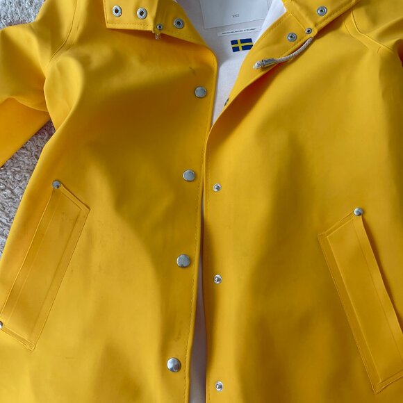 Stutterheim Mosebacke Yellow Raincoat XXS - Picture 6 of 7